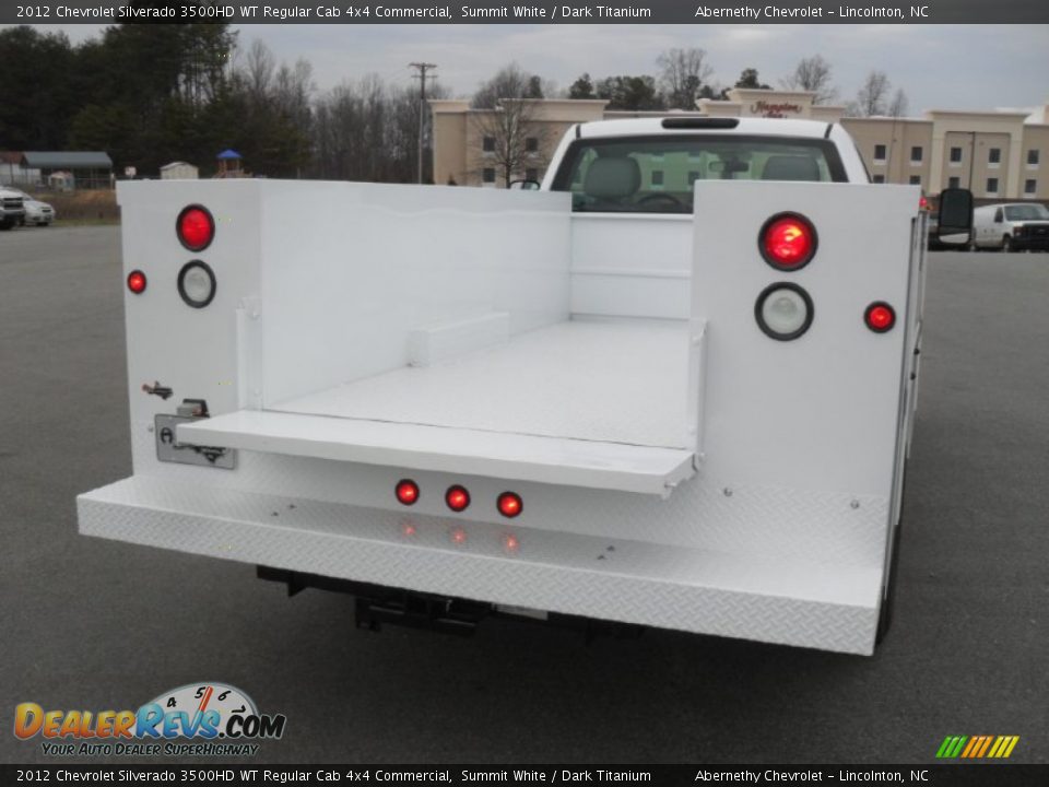 2012 Chevrolet Silverado 3500HD WT Regular Cab 4x4 Commercial Summit White / Dark Titanium Photo #16