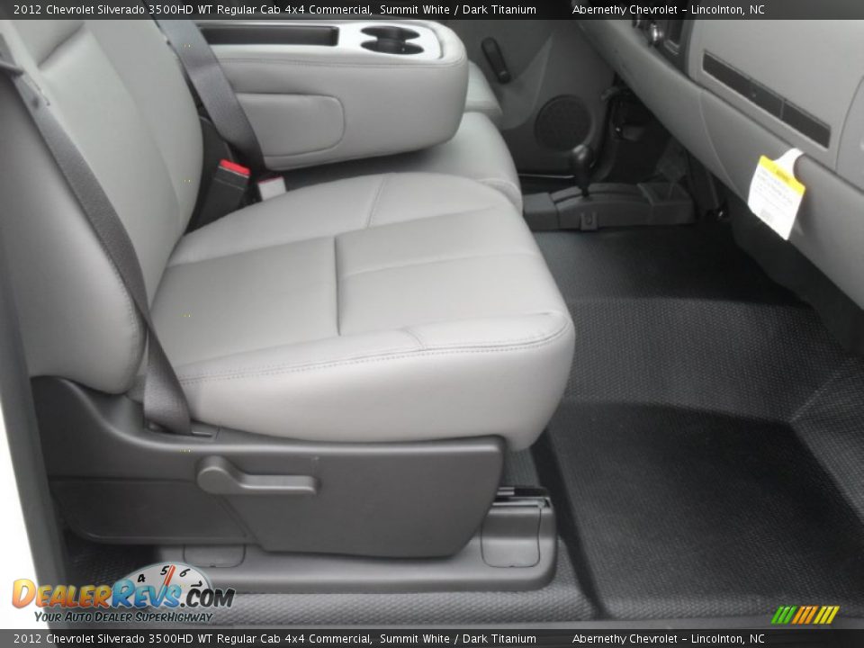 2012 Chevrolet Silverado 3500HD WT Regular Cab 4x4 Commercial Summit White / Dark Titanium Photo #18