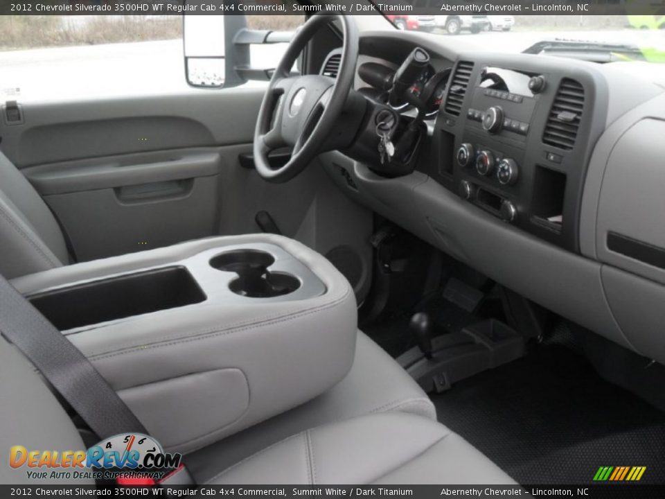 2012 Chevrolet Silverado 3500HD WT Regular Cab 4x4 Commercial Summit White / Dark Titanium Photo #19