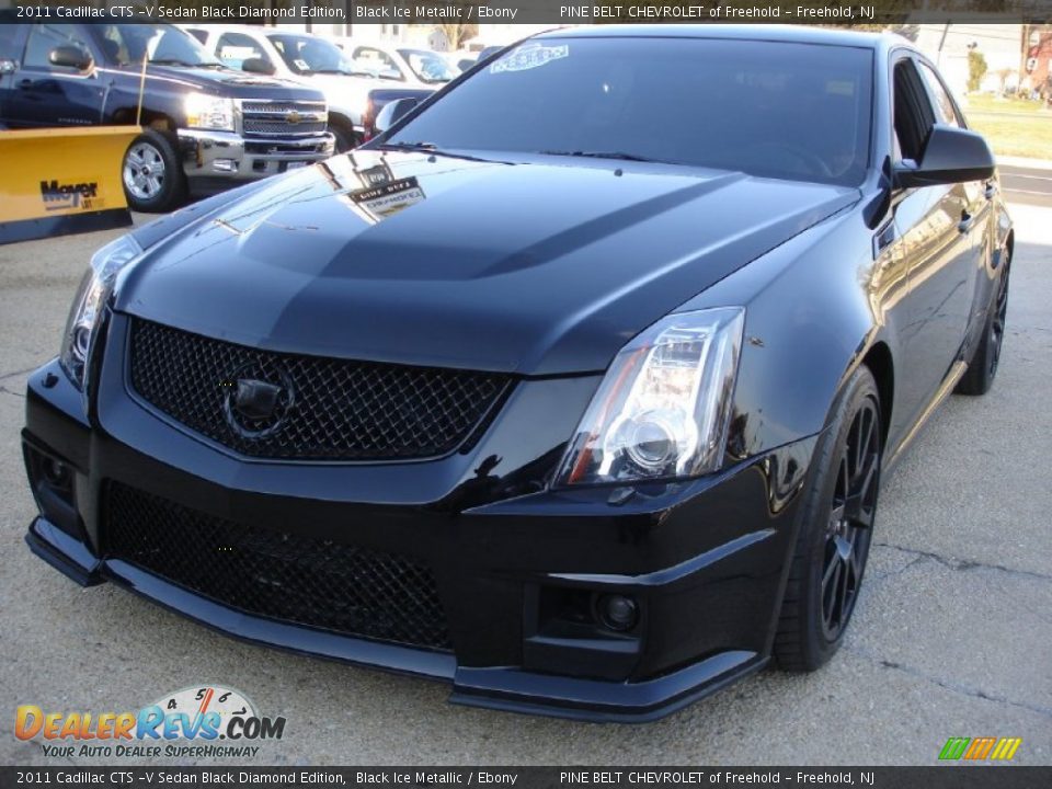 Front 3/4 View of 2011 Cadillac CTS -V Sedan Black Diamond Edition Photo #1