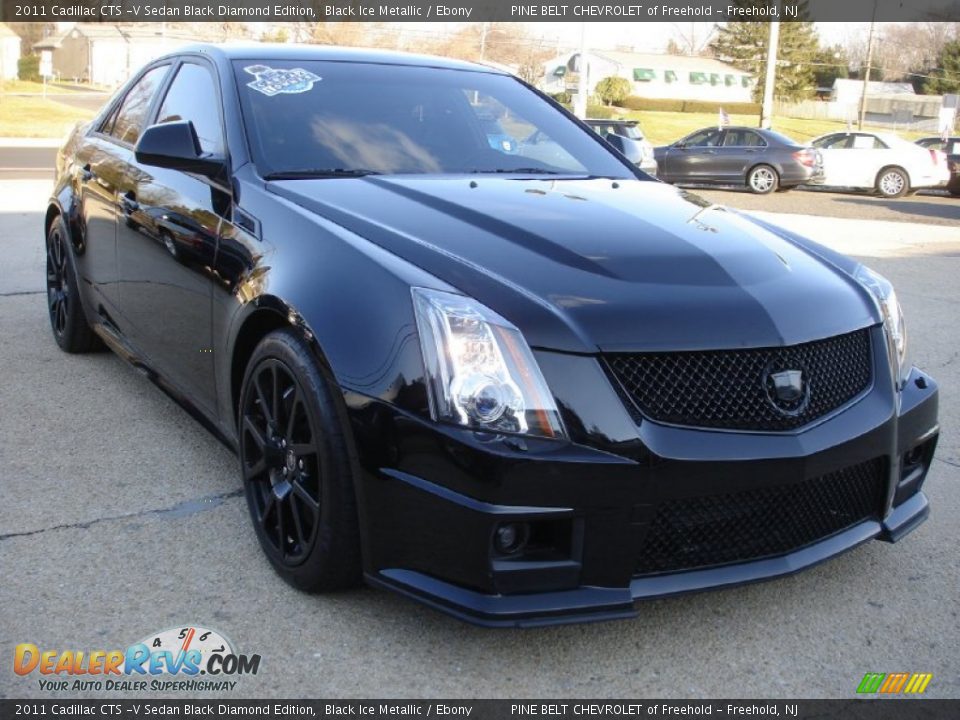 Front 3/4 View of 2011 Cadillac CTS -V Sedan Black Diamond Edition Photo #3