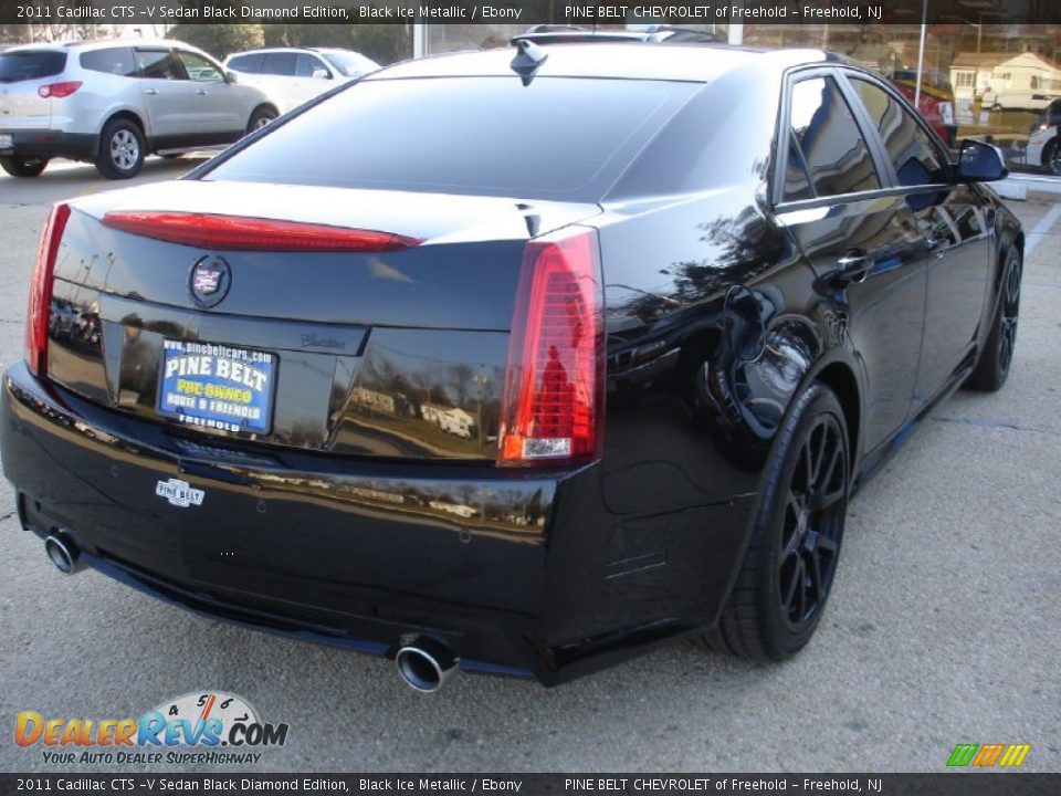 2011 Cadillac CTS -V Sedan Black Diamond Edition Black Ice Metallic / Ebony Photo #4