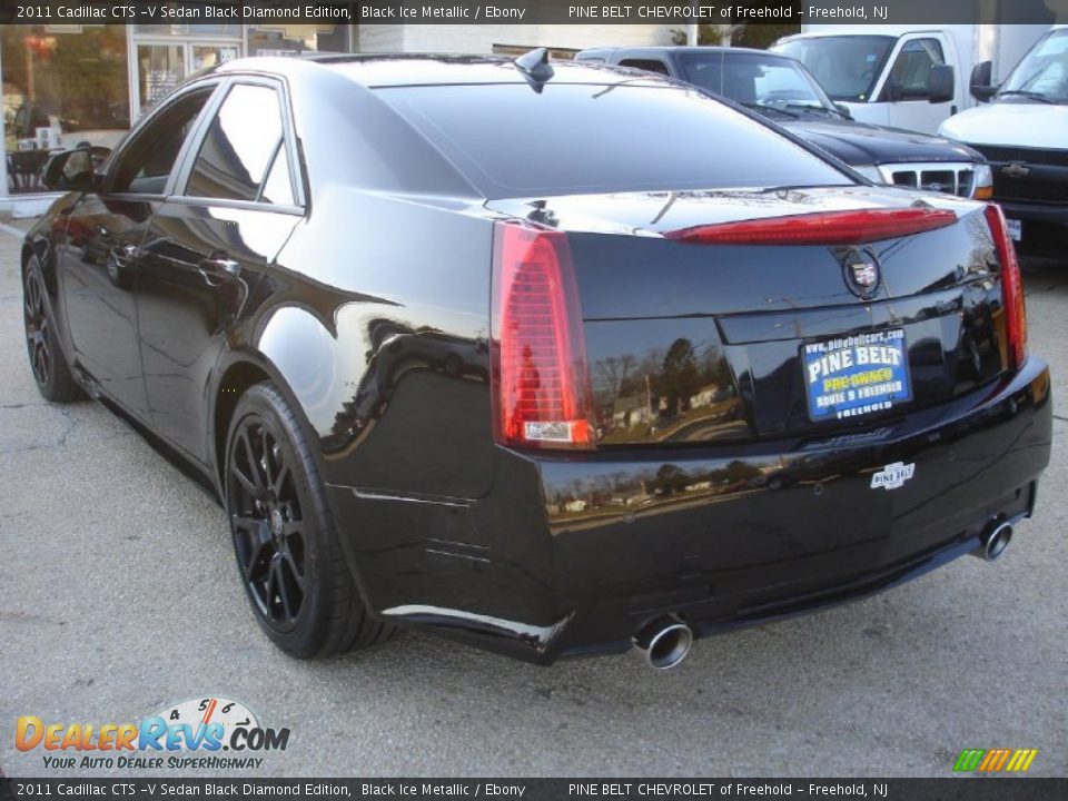 2011 Cadillac CTS -V Sedan Black Diamond Edition Black Ice Metallic / Ebony Photo #6