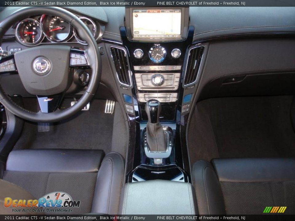 Controls of 2011 Cadillac CTS -V Sedan Black Diamond Edition Photo #12