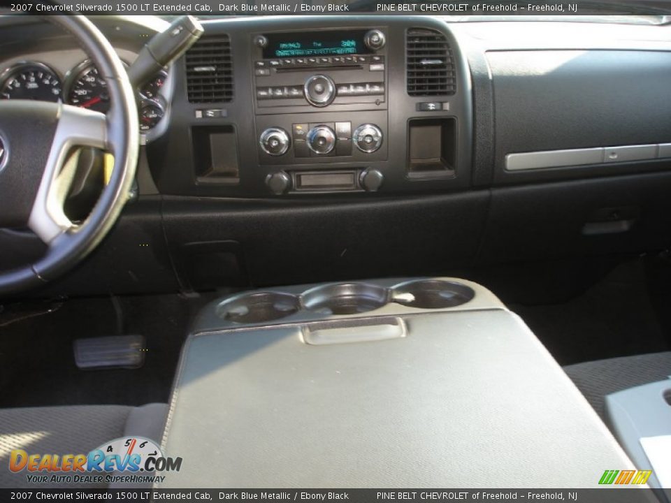 2007 Chevrolet Silverado 1500 LT Extended Cab Dark Blue Metallic / Ebony Black Photo #10