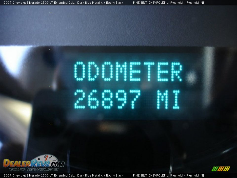 2007 Chevrolet Silverado 1500 LT Extended Cab Dark Blue Metallic / Ebony Black Photo #12