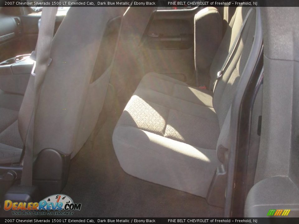 2007 Chevrolet Silverado 1500 LT Extended Cab Dark Blue Metallic / Ebony Black Photo #14
