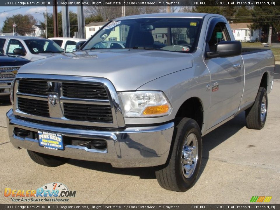 2011 Dodge Ram 2500 HD SLT Regular Cab 4x4 Bright Silver Metallic / Dark Slate/Medium Graystone Photo #1