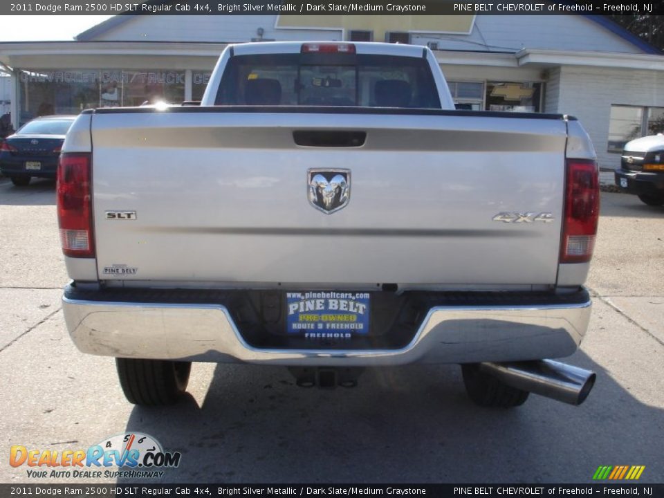 2011 Dodge Ram 2500 HD SLT Regular Cab 4x4 Bright Silver Metallic / Dark Slate/Medium Graystone Photo #5