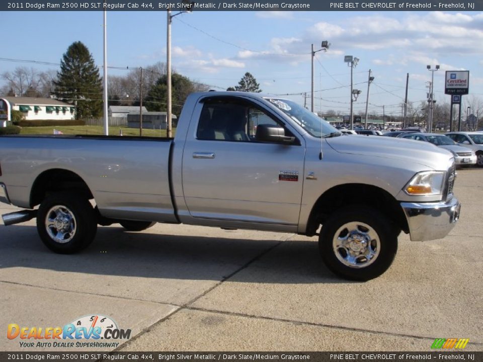 2011 Dodge Ram 2500 HD SLT Regular Cab 4x4 Bright Silver Metallic / Dark Slate/Medium Graystone Photo #7