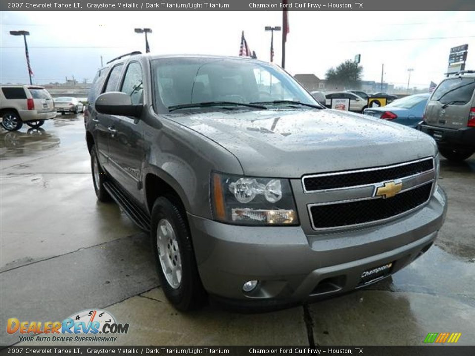 2007 Chevrolet Tahoe LT Graystone Metallic / Dark Titanium/Light Titanium Photo #3
