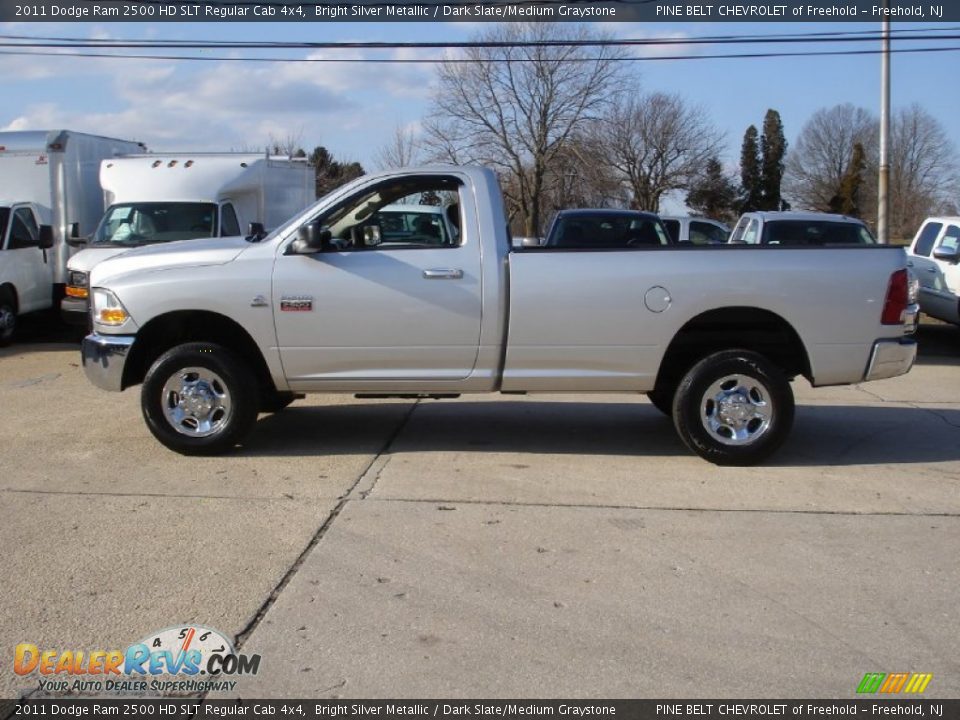 2011 Dodge Ram 2500 HD SLT Regular Cab 4x4 Bright Silver Metallic / Dark Slate/Medium Graystone Photo #9