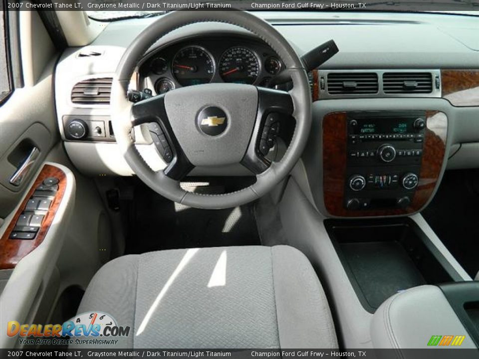 2007 Chevrolet Tahoe LT Graystone Metallic / Dark Titanium/Light Titanium Photo #16