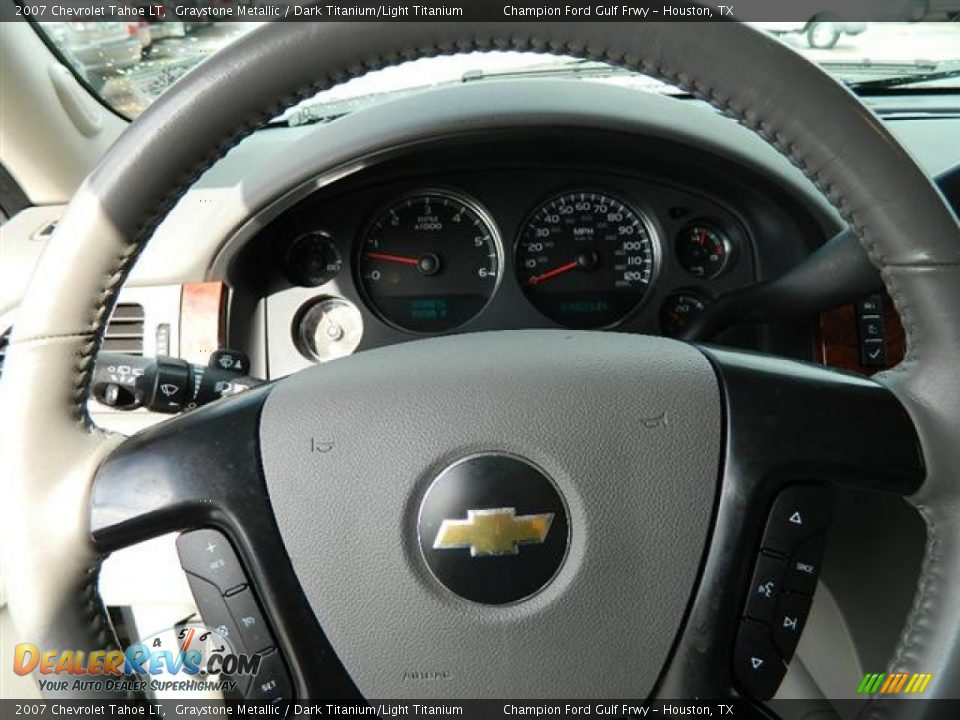 2007 Chevrolet Tahoe LT Graystone Metallic / Dark Titanium/Light Titanium Photo #23