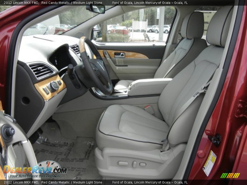 Medium Light Stone Interior 2012 Lincoln Mkx Fwd Photo 5