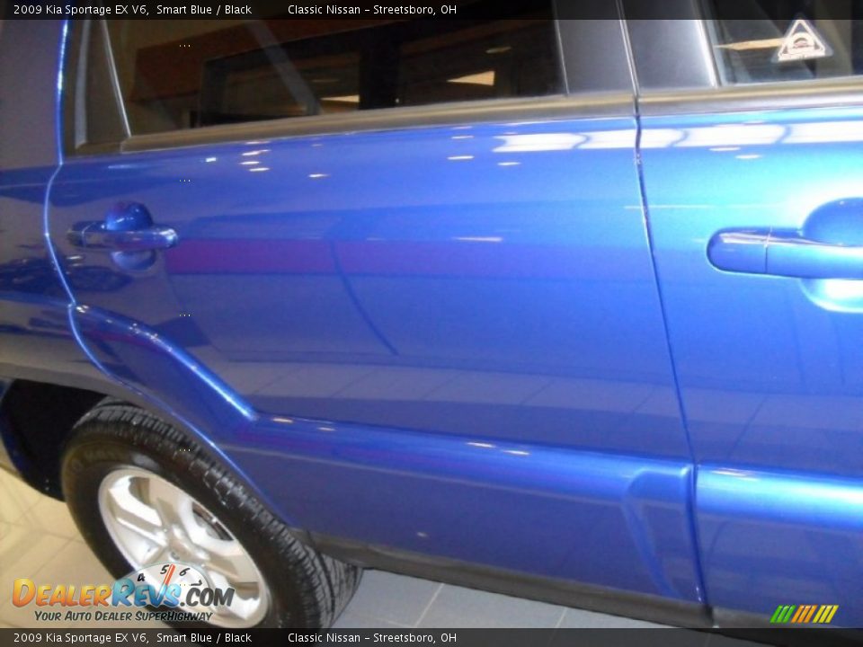 2009 Kia Sportage EX V6 Smart Blue / Black Photo #9