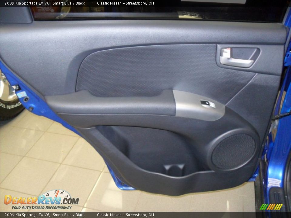 2009 Kia Sportage EX V6 Smart Blue / Black Photo #15