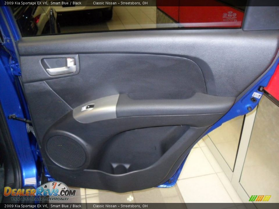 2009 Kia Sportage EX V6 Smart Blue / Black Photo #18