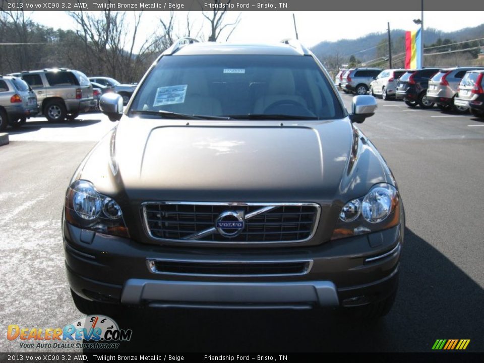 2013 Volvo XC90 3.2 AWD Twilight Bronze Metallic / Beige Photo #3