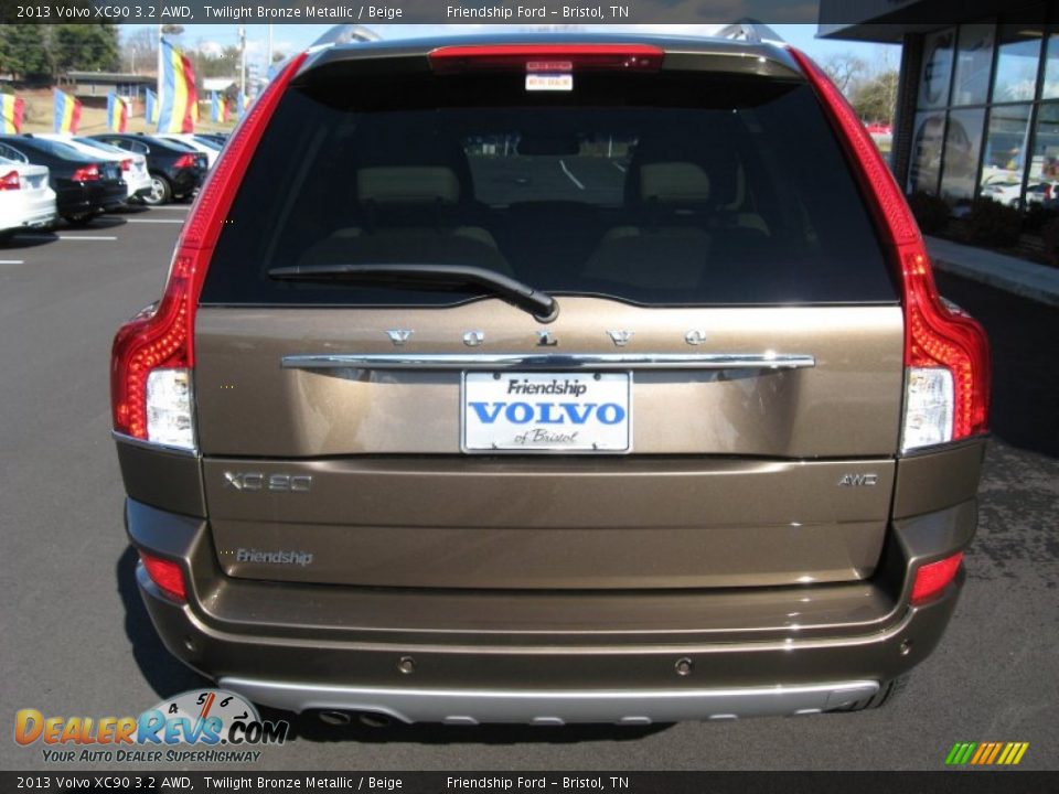 2013 Volvo XC90 3.2 AWD Twilight Bronze Metallic / Beige Photo #7