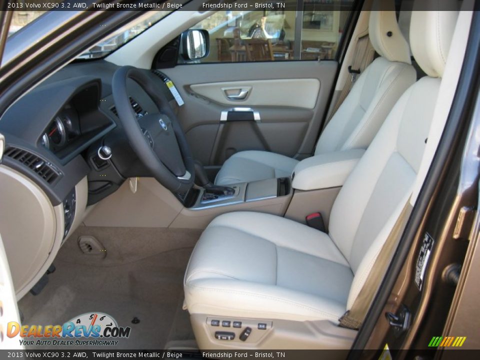 Beige Interior - 2013 Volvo XC90 3.2 AWD Photo #14