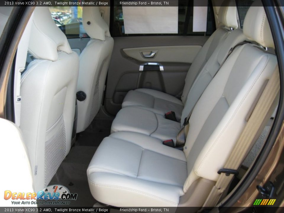 Beige Interior - 2013 Volvo XC90 3.2 AWD Photo #17