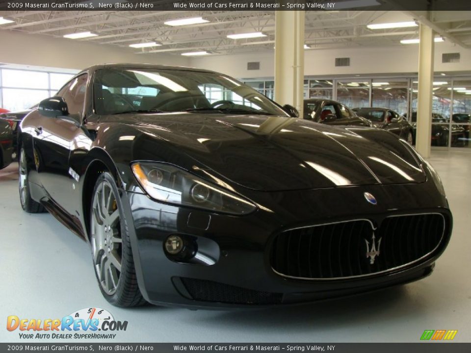 2009 Maserati GranTurismo S Nero (Black) / Nero Photo #1