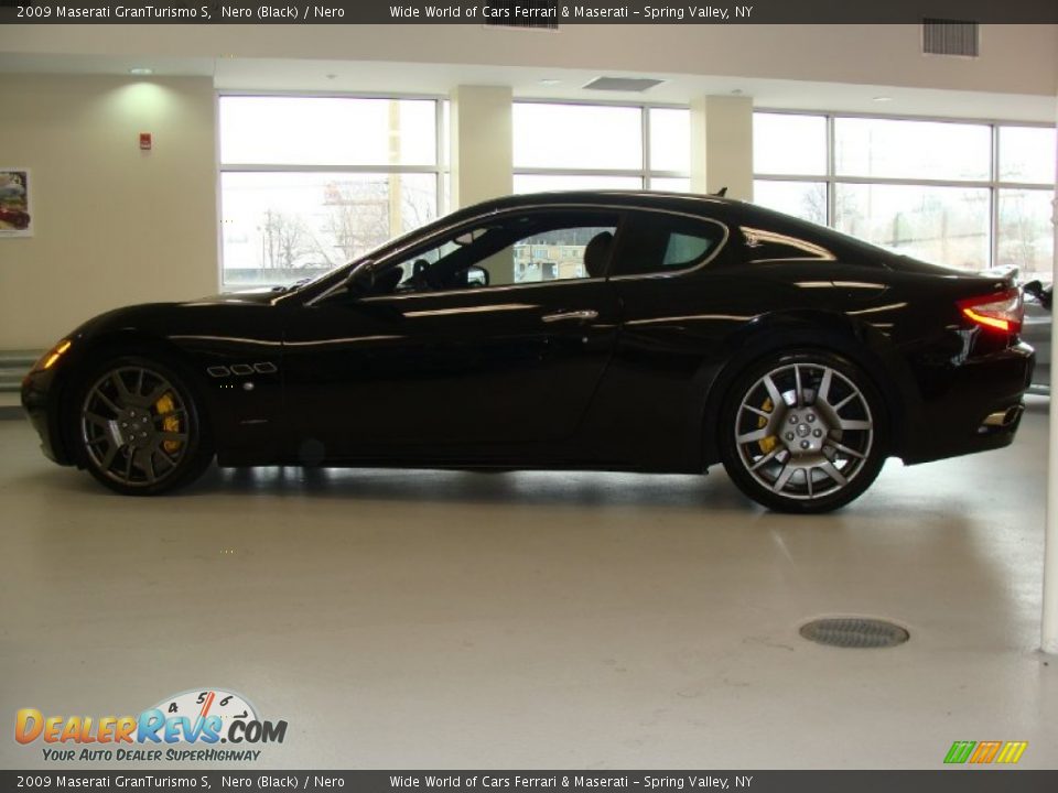 2009 Maserati GranTurismo S Nero (Black) / Nero Photo #4
