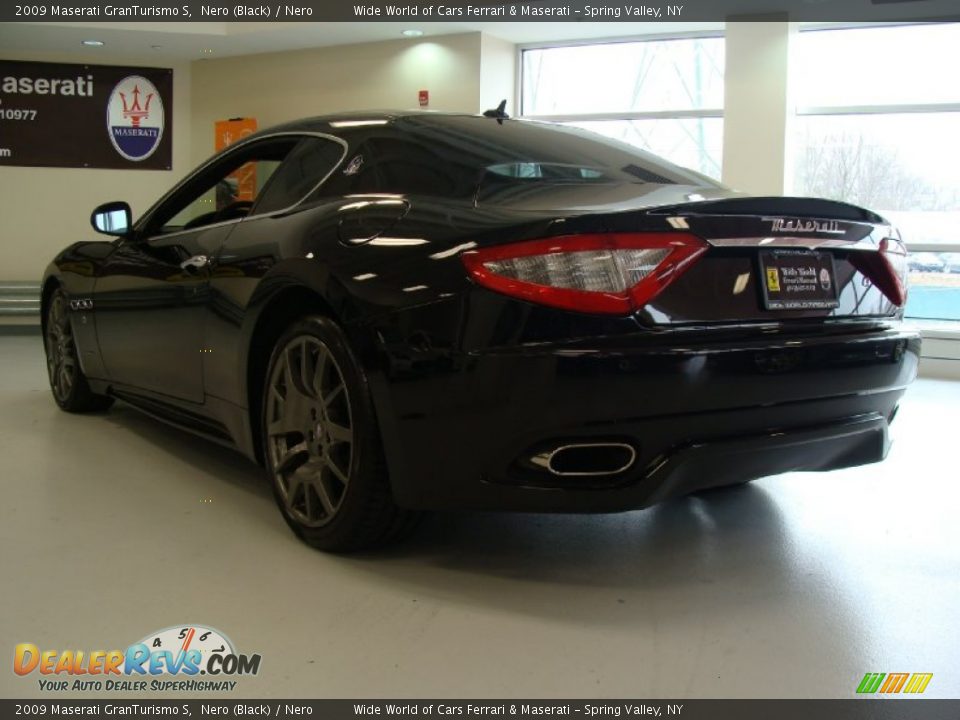 2009 Maserati GranTurismo S Nero (Black) / Nero Photo #5