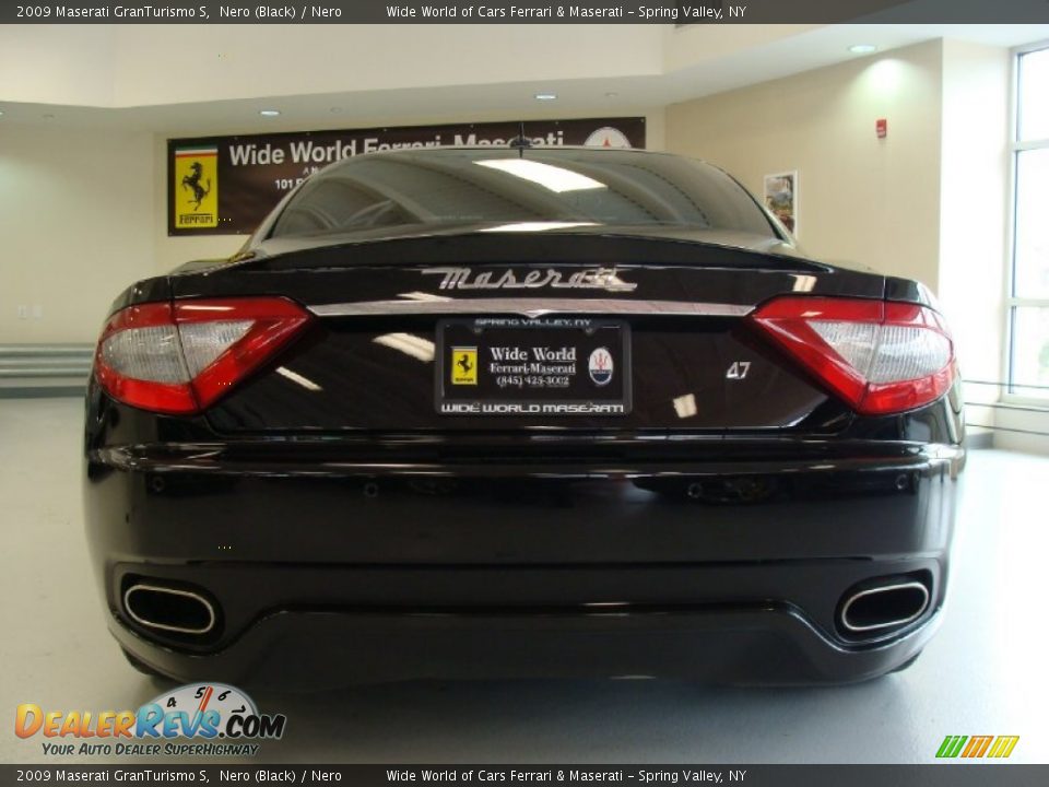 2009 Maserati GranTurismo S Nero (Black) / Nero Photo #6