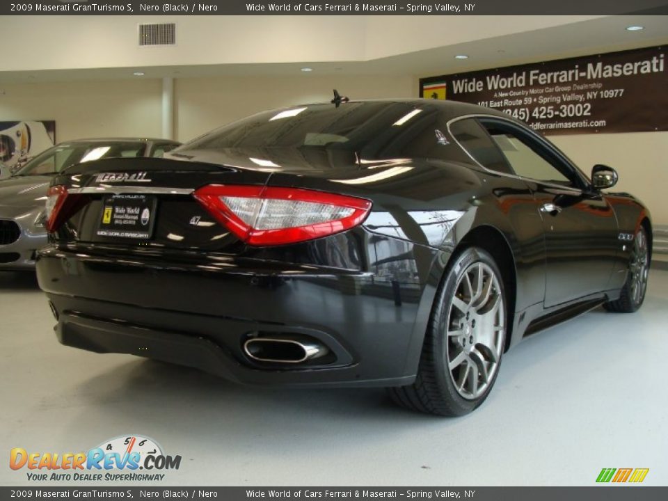 2009 Maserati GranTurismo S Nero (Black) / Nero Photo #8
