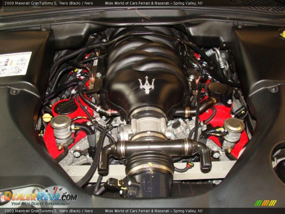 2009 Maserati GranTurismo S 4.7 Liter DOHC 32-Valve VVT V8 Engine Photo #12