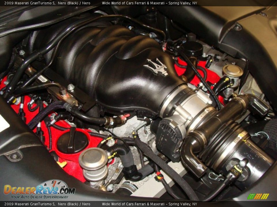 2009 Maserati GranTurismo S 4.7 Liter DOHC 32-Valve VVT V8 Engine Photo #13