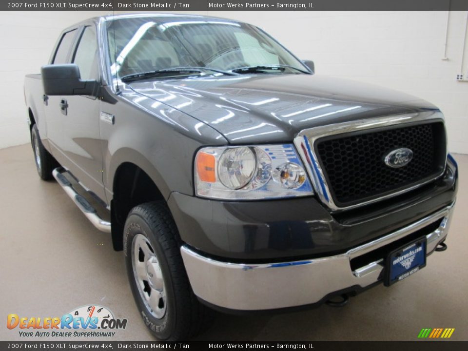 2007 Ford F150 XLT SuperCrew 4x4 Dark Stone Metallic / Tan Photo #1