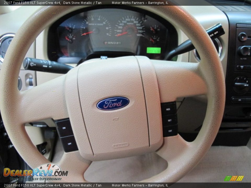 2007 Ford F150 XLT SuperCrew 4x4 Steering Wheel Photo #23