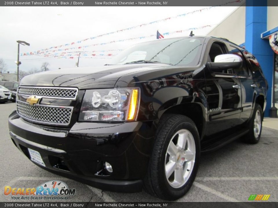 2008 Chevrolet Tahoe LTZ 4x4 Black / Ebony Photo #3