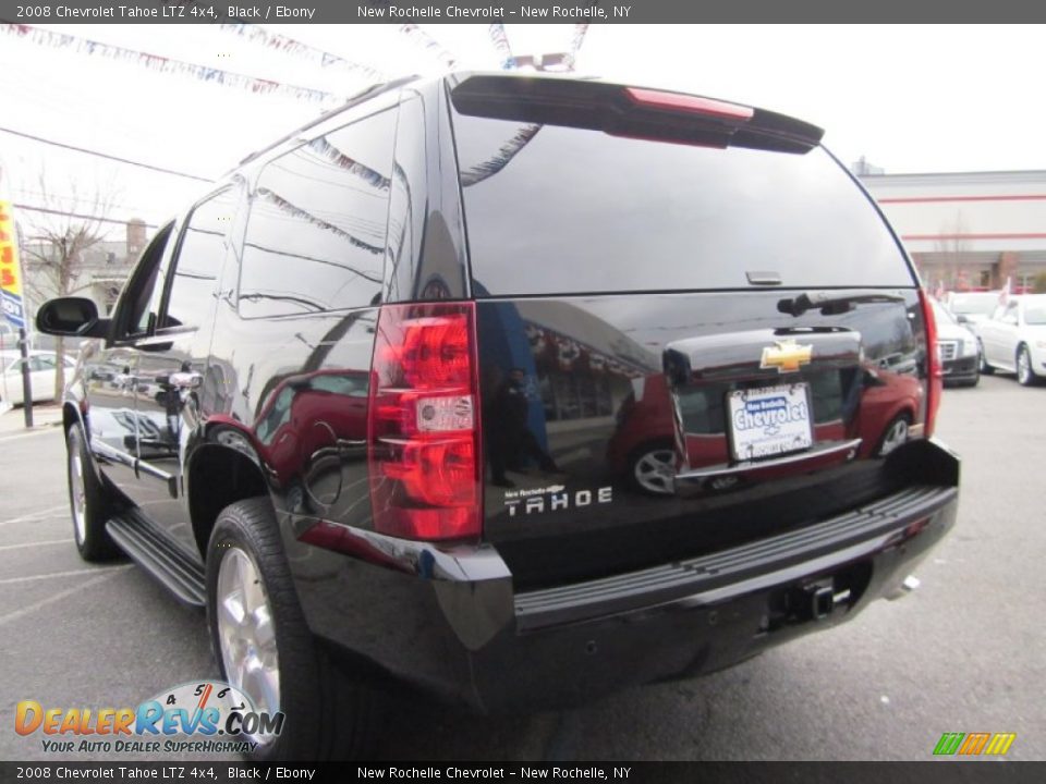 2008 Chevrolet Tahoe LTZ 4x4 Black / Ebony Photo #5