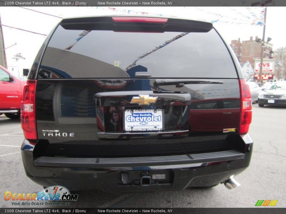 2008 Chevrolet Tahoe LTZ 4x4 Black / Ebony Photo #6