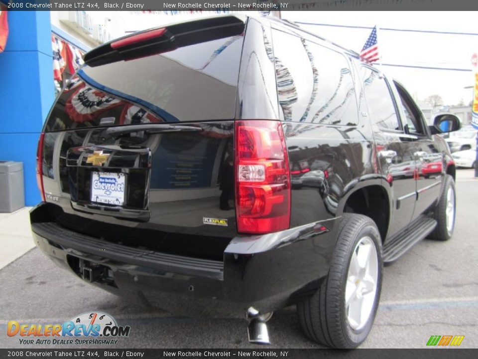 2008 Chevrolet Tahoe LTZ 4x4 Black / Ebony Photo #7