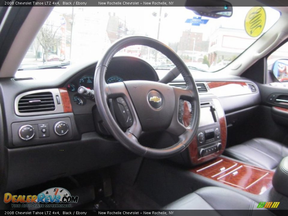 2008 Chevrolet Tahoe LTZ 4x4 Black / Ebony Photo #12