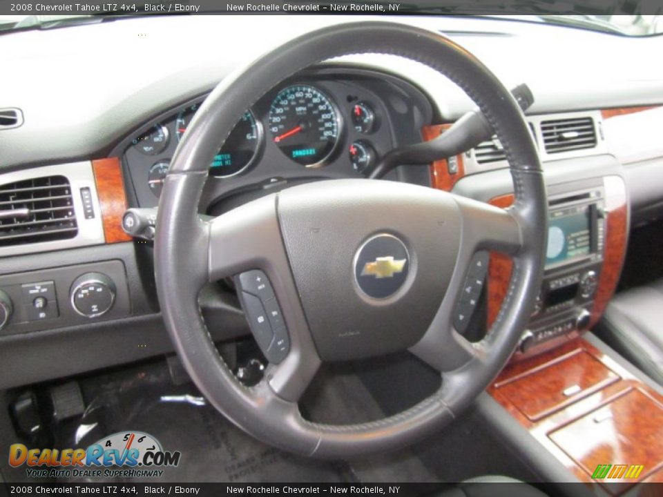 2008 Chevrolet Tahoe LTZ 4x4 Black / Ebony Photo #13