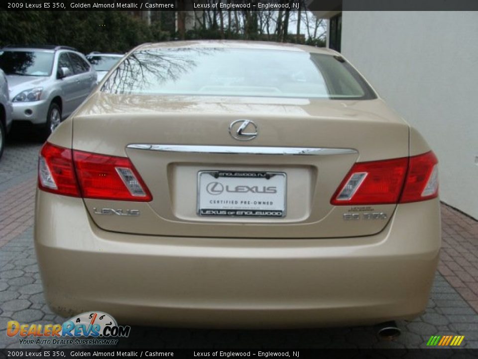 2009 Lexus ES 350 Golden Almond Metallic / Cashmere Photo #5