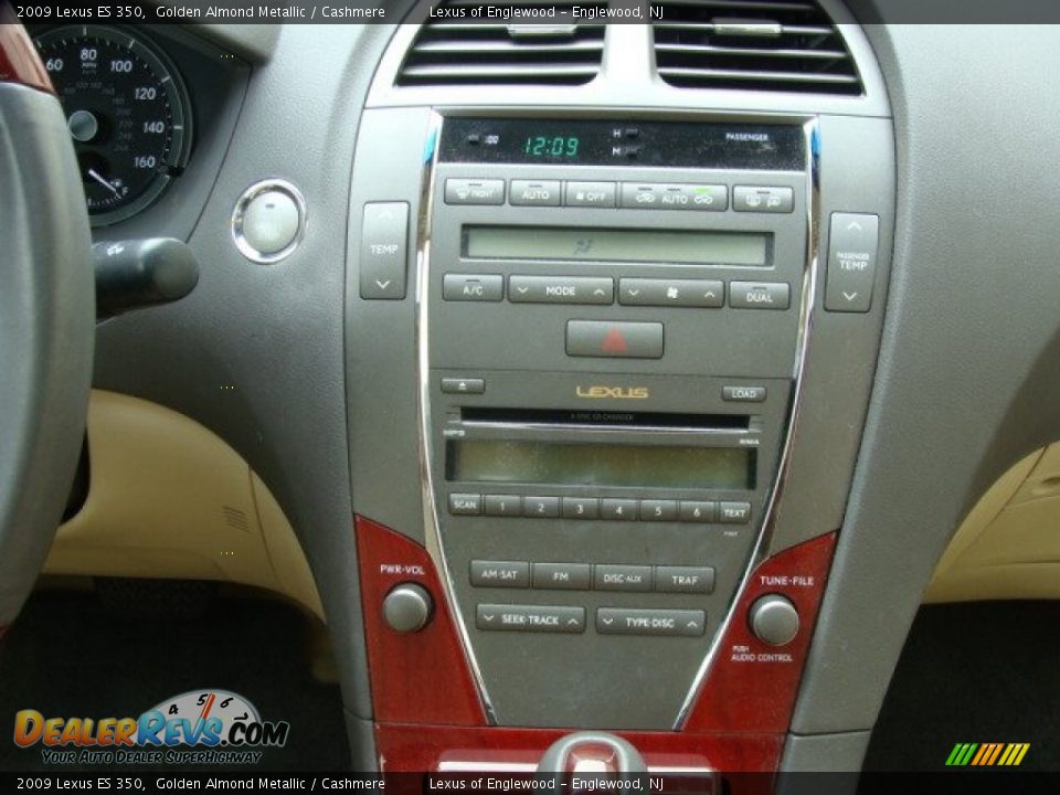 2009 Lexus ES 350 Golden Almond Metallic / Cashmere Photo #10