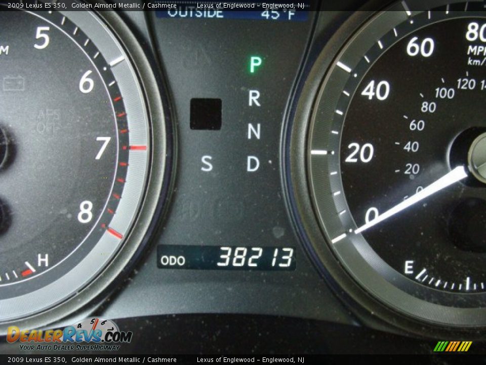 2009 Lexus ES 350 Golden Almond Metallic / Cashmere Photo #11
