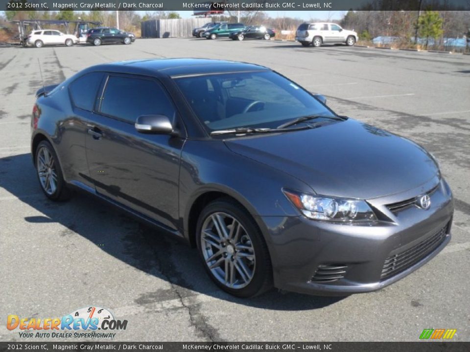 2012 Scion tC Magnetic Gray Metallic / Dark Charcoal Photo #2