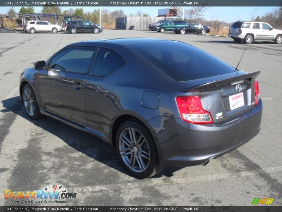 2012 Scion tC Magnetic Gray Metallic / Dark Charcoal Photo #4