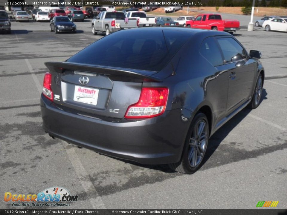 2012 Scion tC Magnetic Gray Metallic / Dark Charcoal Photo #5