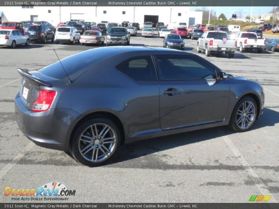 2012 Scion tC Magnetic Gray Metallic / Dark Charcoal Photo #6