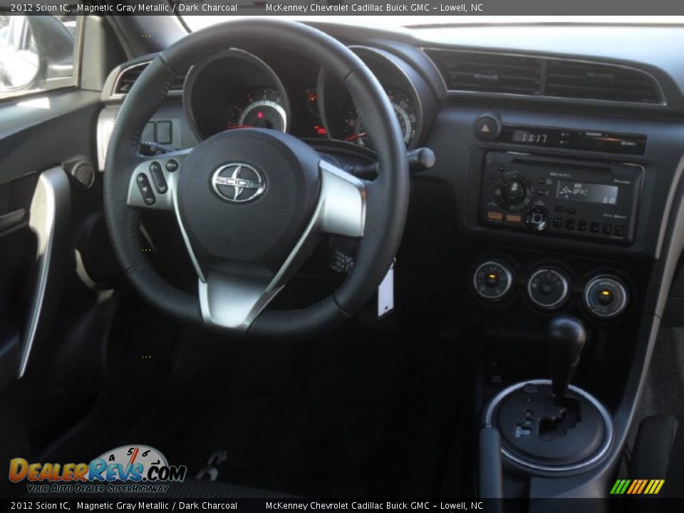 2012 Scion tC Magnetic Gray Metallic / Dark Charcoal Photo #17