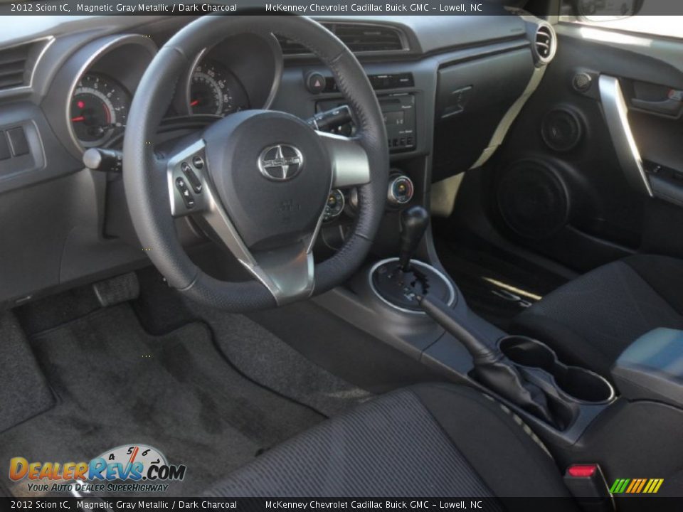 Dark Charcoal Interior - 2012 Scion tC  Photo #24